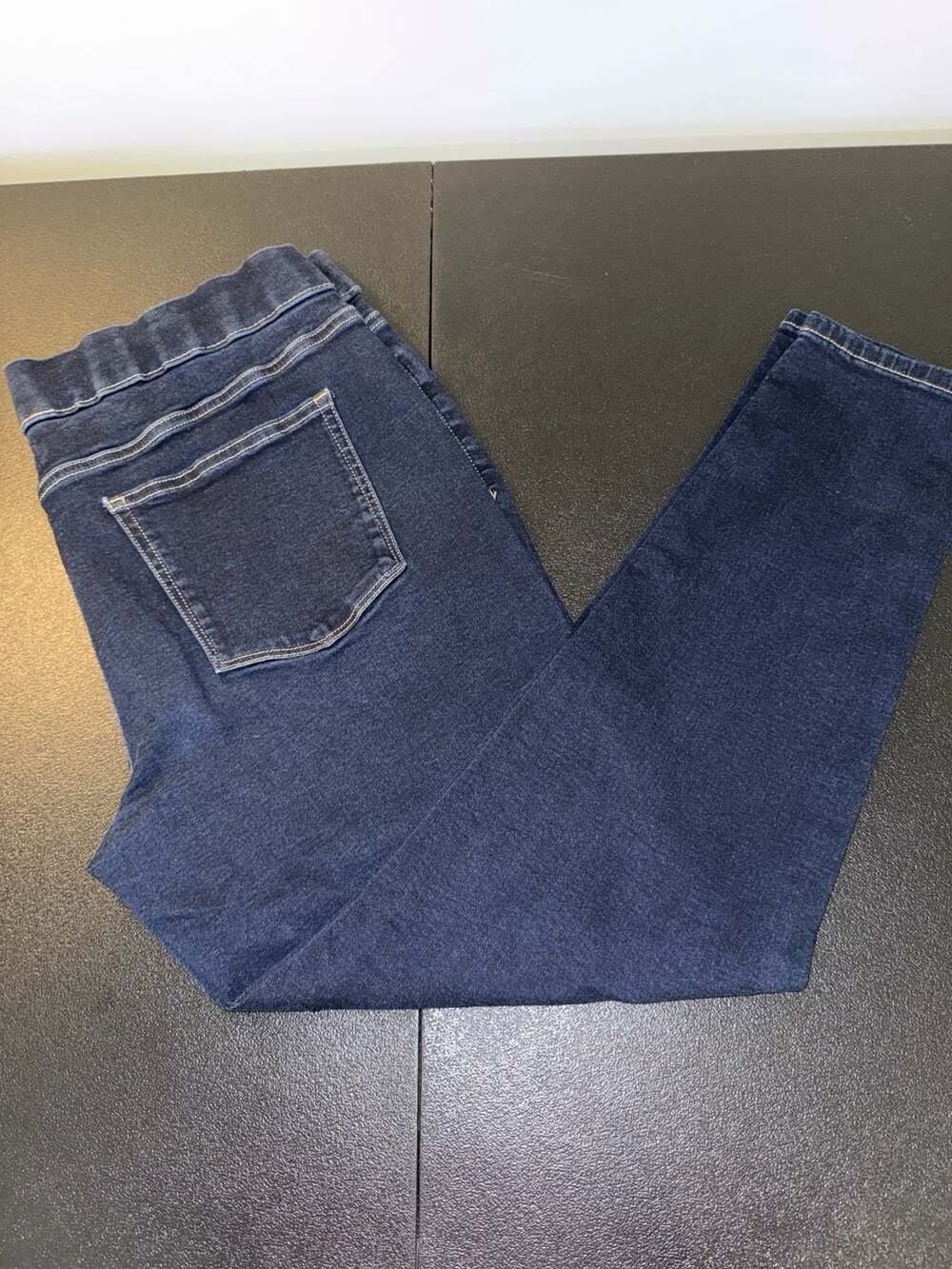 St. John's Bay Dark Wash Pull-On Denim Jegging Size 18